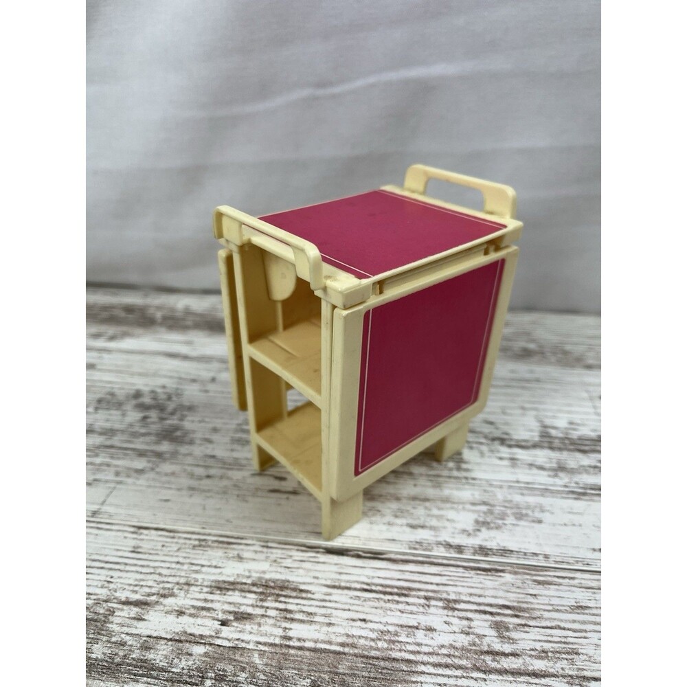 Vintage 1984 Mattel Barbie Dream Kitchen Table Cart